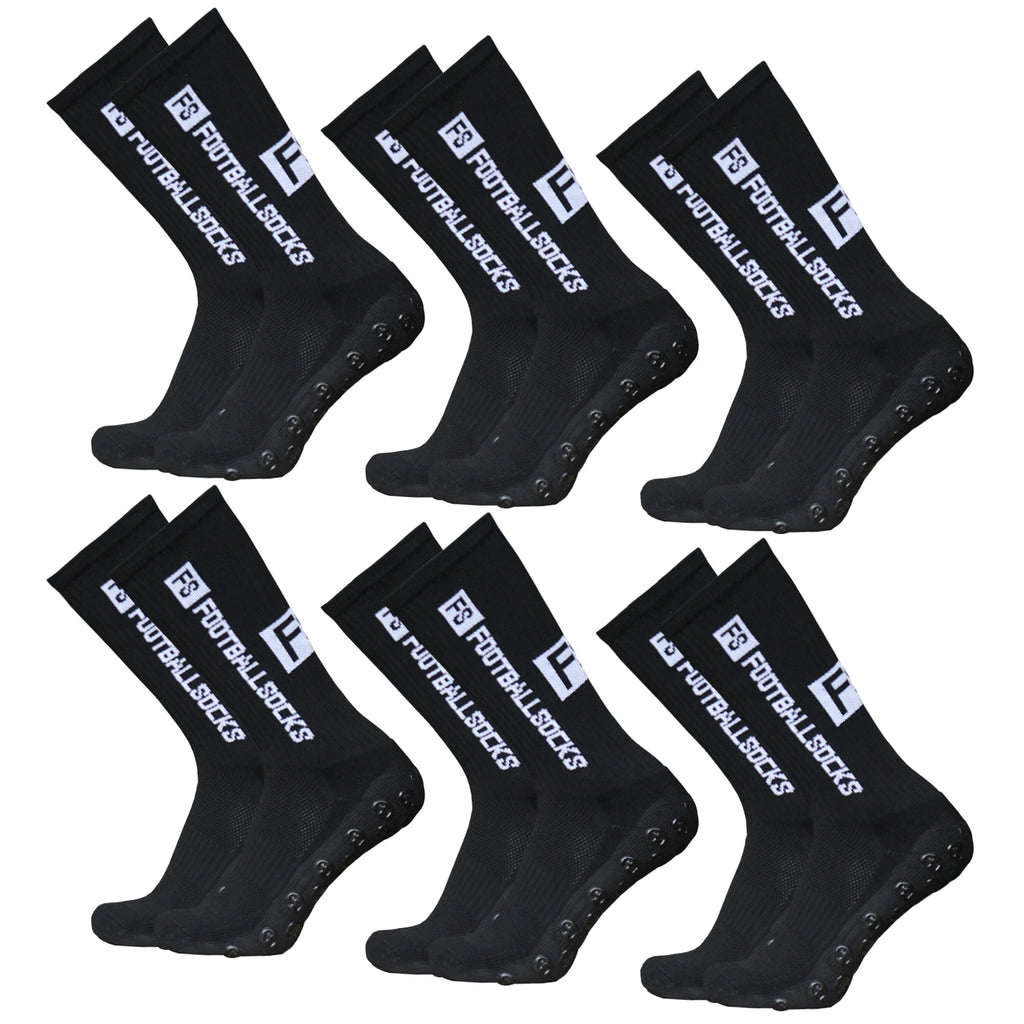 Anti-Slip Athletic Sports Socks – Stretchy Grip Crew for Football Soccer