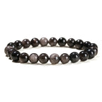Natural Stone Bead Bracelet – Healing Crystal Gemstone Jewelry for Men and Women
