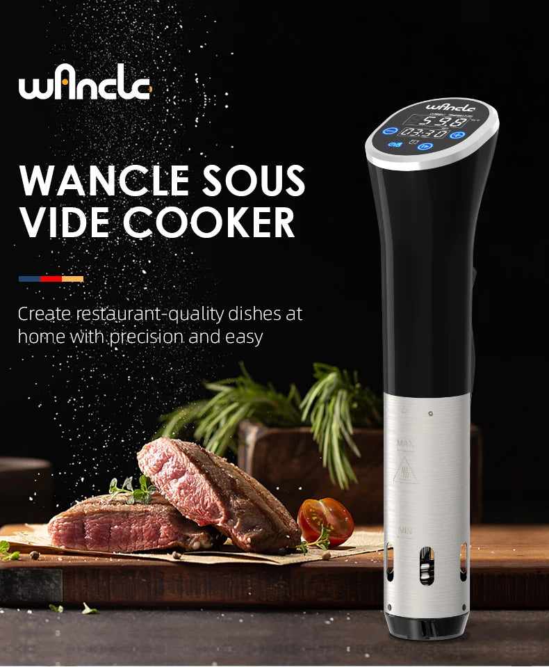 Sous Vide Immersion Cooker – 1100W Digital Waterproof Device for Precision Cooking