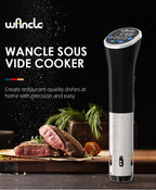 Sous Vide Immersion Cooker – 1100W Digital Waterproof Device for Precision Cooking