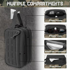 Tactical Waterproof Toiletry Bag – Molle Dopp Kit for Travel and Outdoors