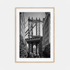 NYC Map Canvas Wall Art – Black and White Cityscape Print for Home Decor
