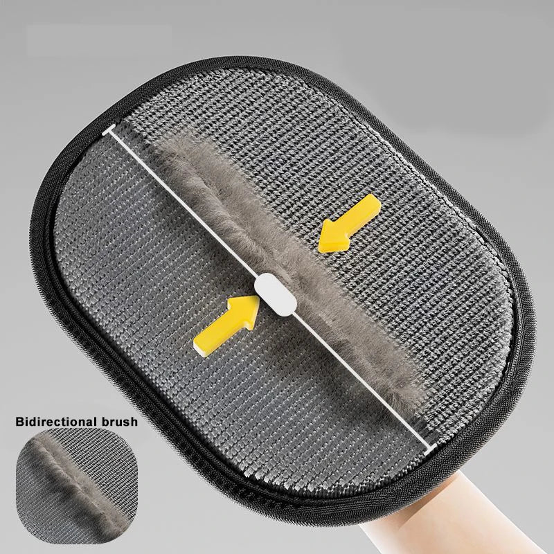 Electrostatic Grooming Gloves – Pet Hair Remover for Dogs and Cats