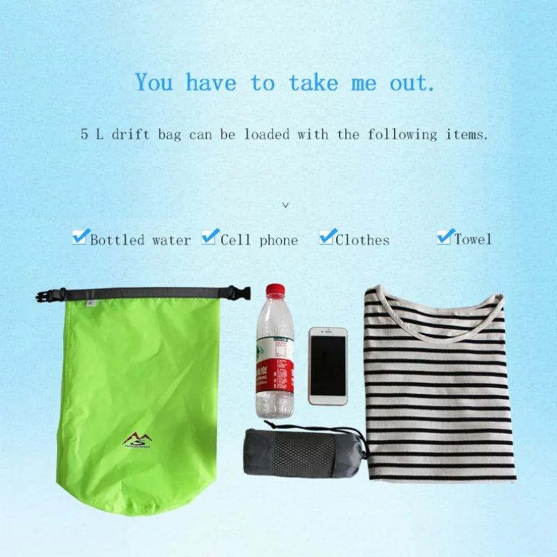 Waterproof Dry Bag – Floating Sack for Kayaking Camping and Fishing