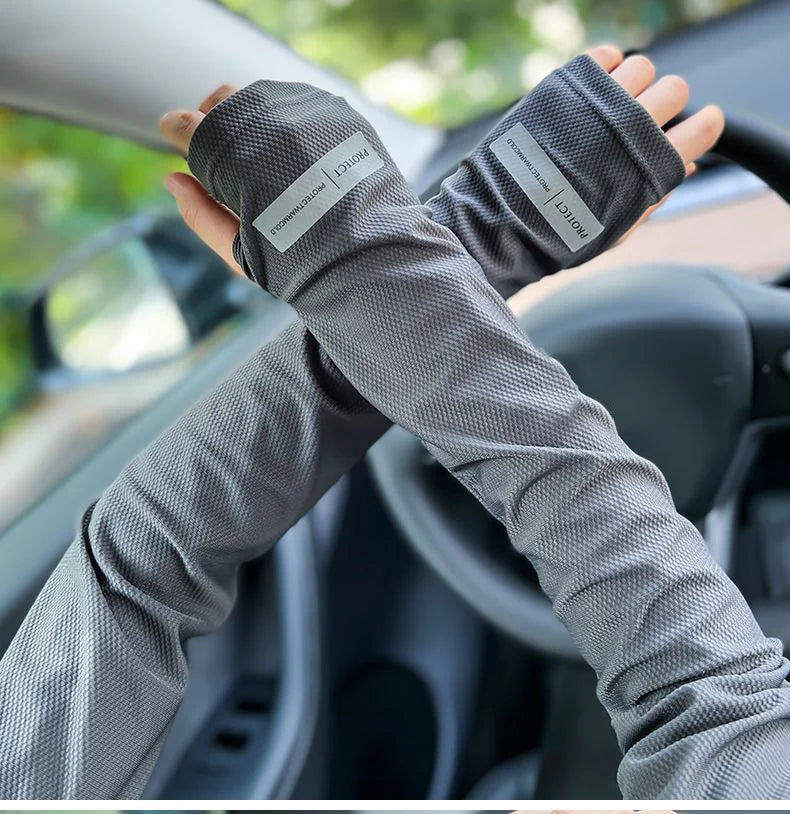 Large UV Sun Protection Sleeves – Breathable Arm Covers for Outdoor Sports