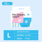 Disposable Male Dog Diapers – Leak-proof Waterproof Shorts for Puppy Care