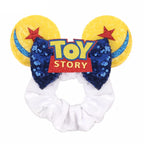 Velvet Sequin Mouse Ear Scrunchies – Elastic Hair Accessories for Kids Party