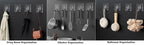 Self-Adhesive Wall Hooks – Waterproof and Oilproof for Kitchen Bathroom