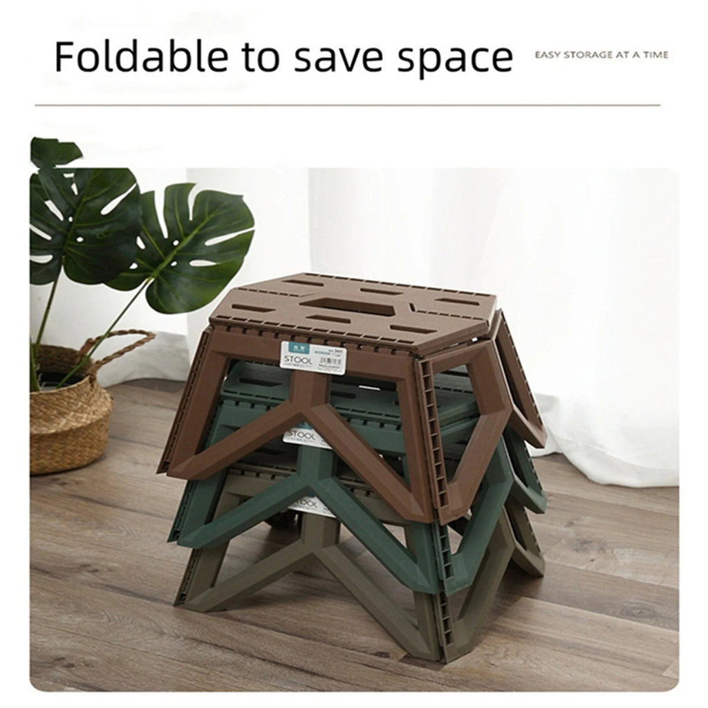 Portable Folding Stool – High Load Bearing Chair for Camping and Fishing