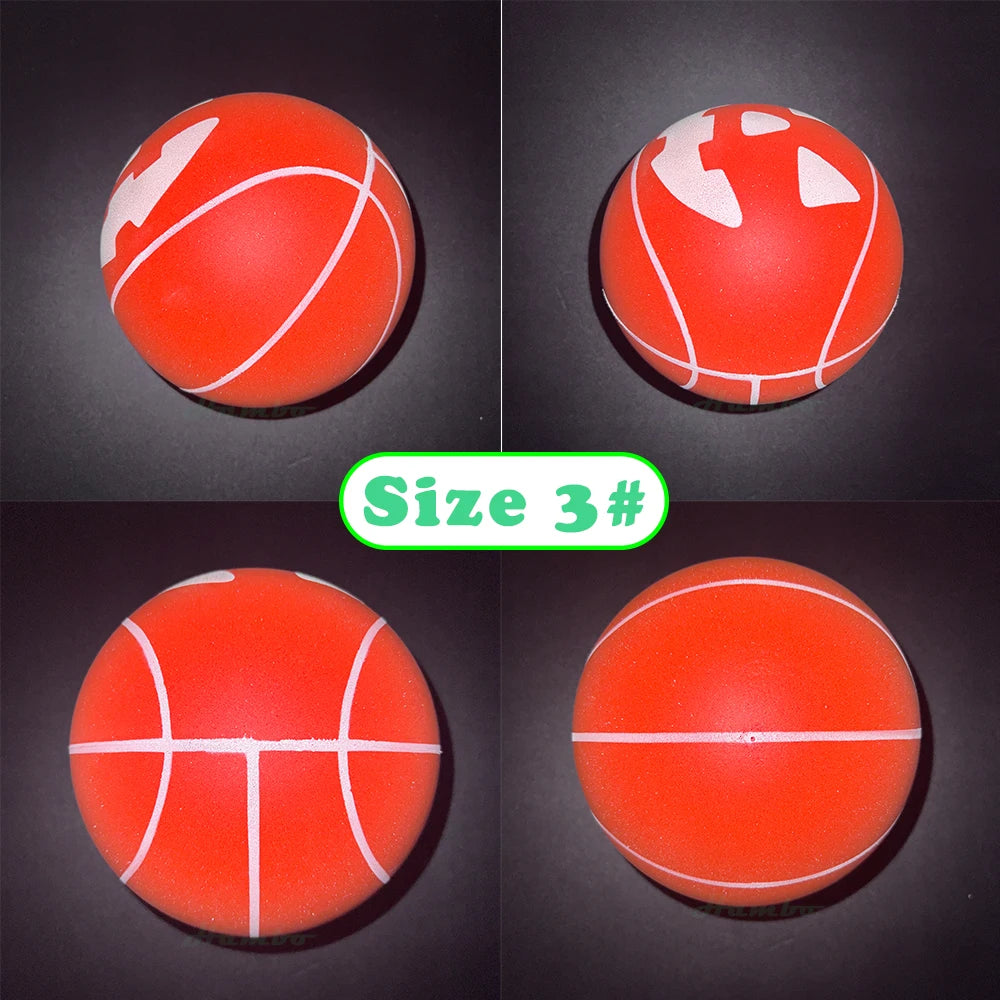 Silent Foam Basketball – Indoor Dribbling Training Ball for Kids and Adults