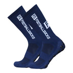 Anti-Slip Athletic Sports Socks – Stretchy Grip Crew for Football Soccer
