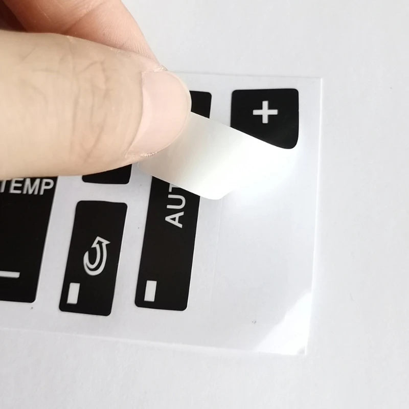 AC Switch Repair Decals – Interior Button Restoration for Mercedes-Benz