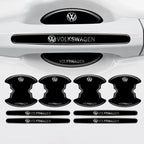 TPU Car Door Handle Protectors – Anti-Scratch Trim for Volkswagen Vehicles