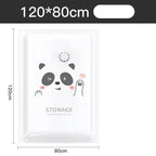 Vacuum Compression Storage Bags – Reusable Plastic Sealers for Travel Clothes