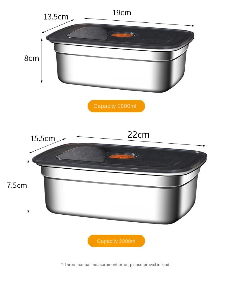 316 Stainless Steel Bento Box – Leak-Proof Food Container for Camping Lunch