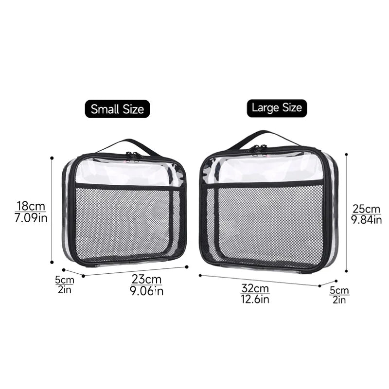 Transparent Toy Storage Bag – Large Capacity Organizer for Kids Block Toys