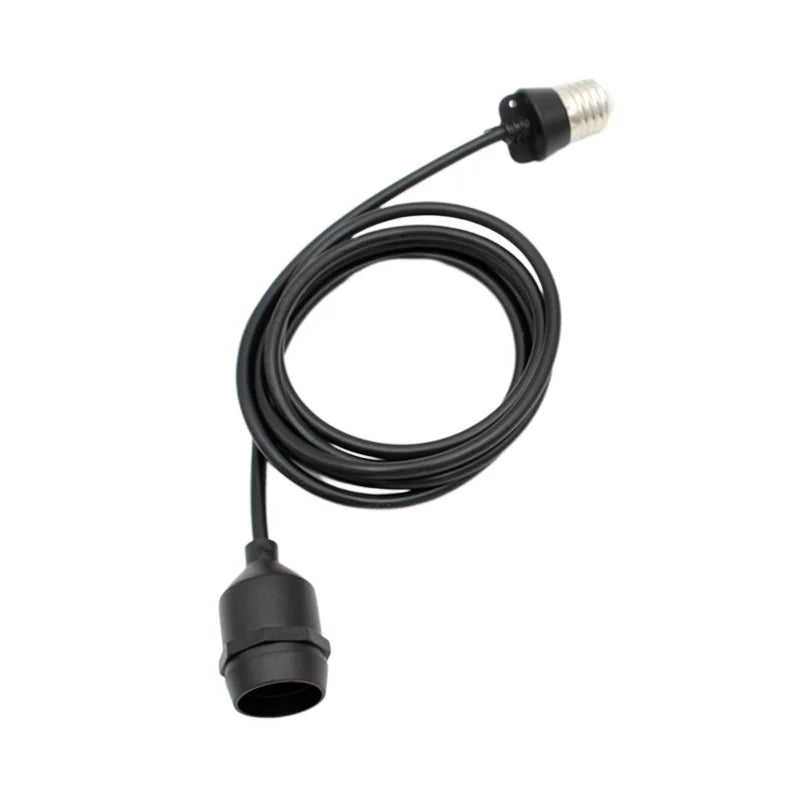 Waterproof E27 Lamp Socket – Outdoor Extension Cord for Garden Lighting