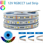 RGBCCT LED Strip Light – Waterproof Flexible Lighting for Home Decor
