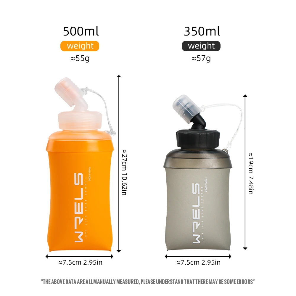 Foldable TPU Soft Flask – BPA-Free Water Bottle for Outdoor Running Sports
