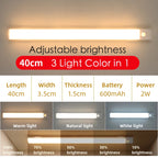 LED Motion Sensor Night Light – Rechargeable Wireless Lamp for Kitchen Bedroom