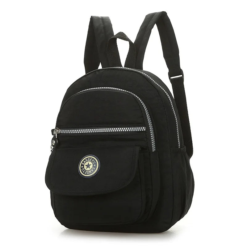 Mini Oxford Cloth Backpack – Small Shoulder Purse for Outdoor Travel