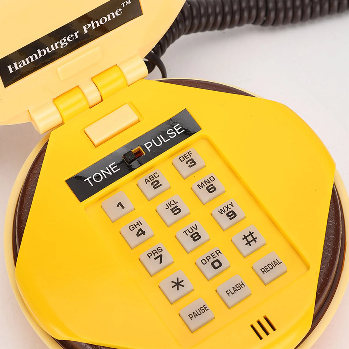 Hamburger Novelty Landline Telephone – Retro Kitchen Decor for Home Office