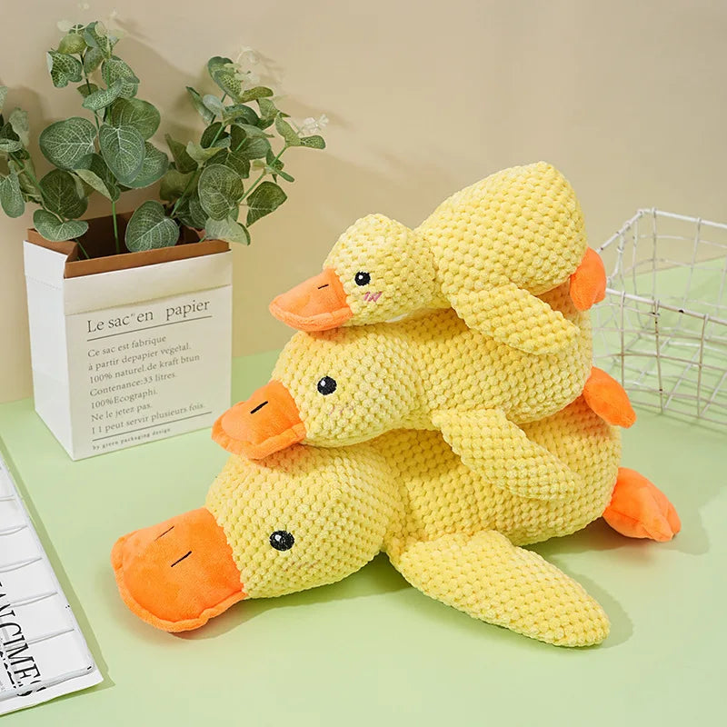 Plush Sleeping Duck Dog Toy – Bite Resistant Teeth Grinding for All Breeds