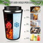 Stainless Steel Vacuum Insulated Mug – Leak-Proof Travel Cup for Outdoor Sports