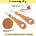 Leather Travel Hat Clip – Magnetic Storage Strap for Outdoor Hiking