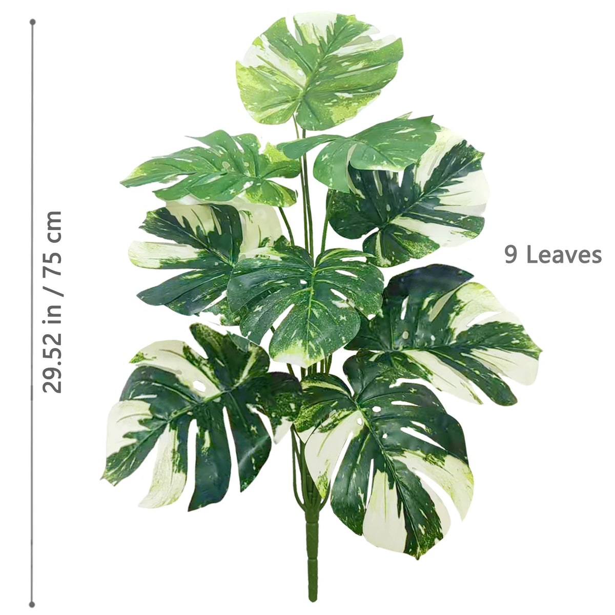 Artificial Tropical Leaf Plant – 60-103cm Potted Faux Greenery for Home Decor