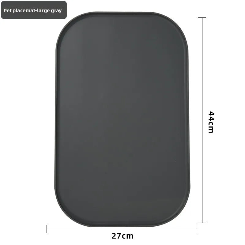 Silicone Cat Feeding Mat – Non-Slip Waterproof Tray for Pet Food Bowls