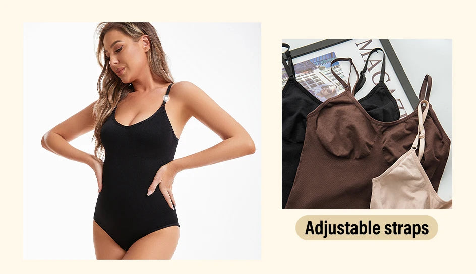 Seamless Body Shaper Bodysuit – Slimming Butt Lifter for Women