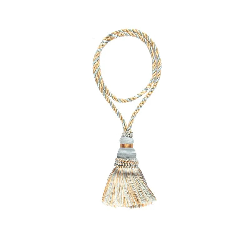 Decorative Curtain Tassel Tieback – Braided Rope Holder for Home Decor