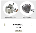 51mm Bottomless Portafilter – Stainless Steel Espresso Filter for Delonghi