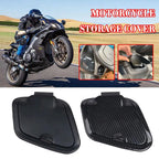 Motorcycle Side Storage Cover – Carbon Fiber ABS Pocket for NMAX Scooter