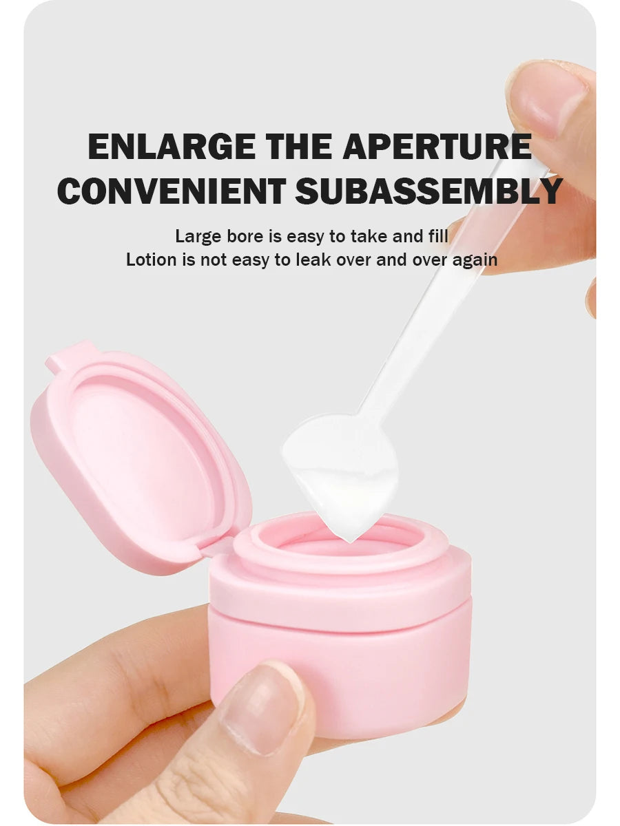 4-in-1 Travel Bottle Set – Leak Proof Refillable Containers for Toiletries