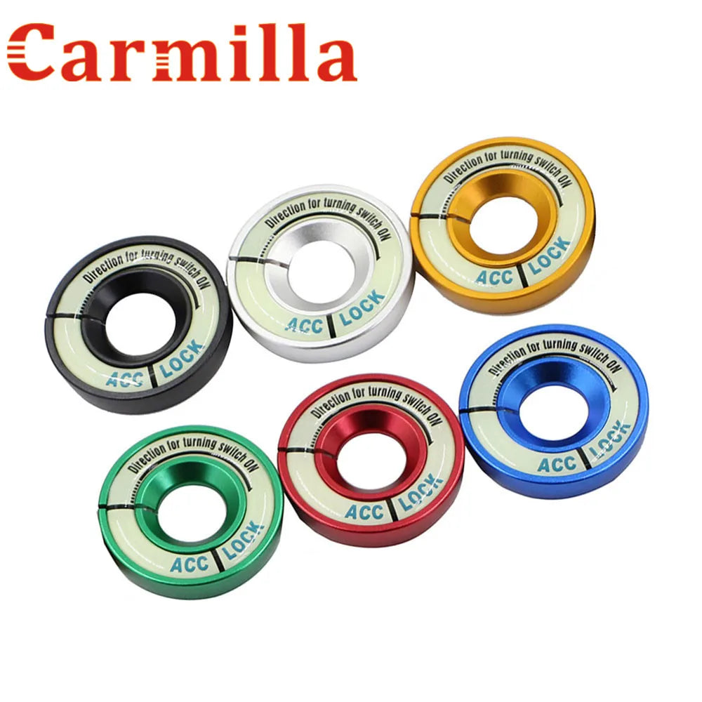 Ignition Key Switch Ring Sticker – Decorative Trim for VW and Skoda Interior