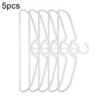 Anti-slip Plastic Clothes Hangers – Short Neck Space-Saving Closet Storage