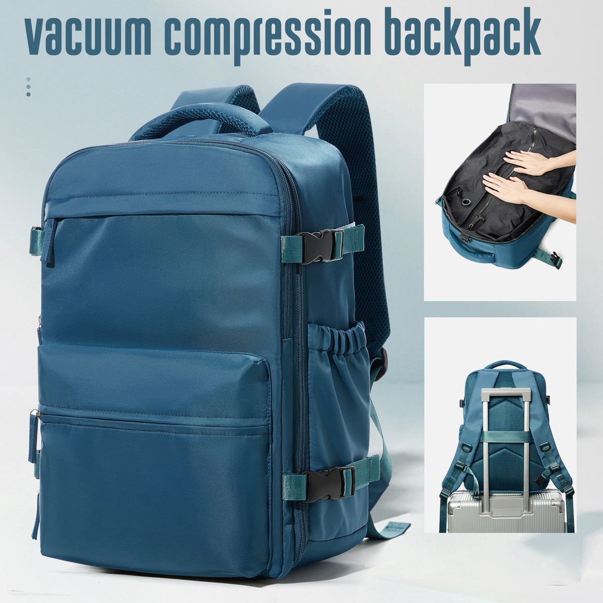 Expandable Travel Laptop Backpack – Large Capacity Business Bag for Men and Women