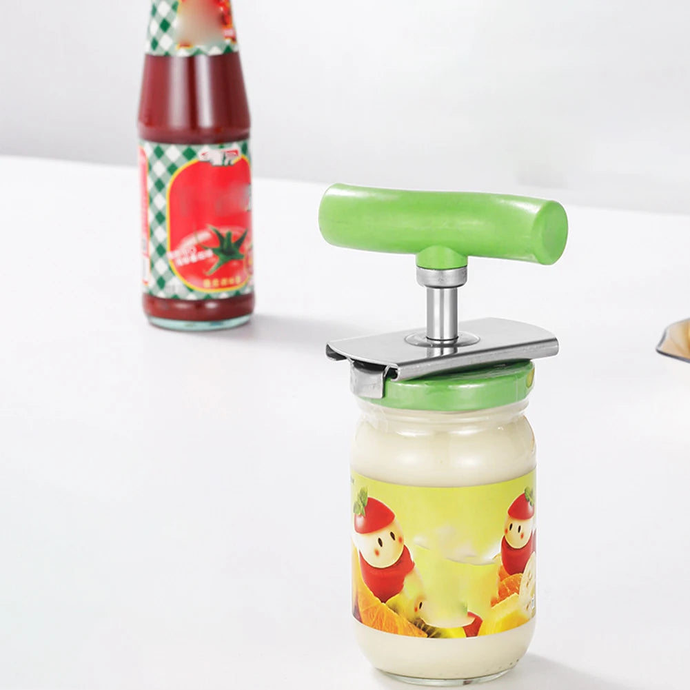 Adjustable Stainless Steel Jar Opener – Multi-Function Lid Tool for Kitchen