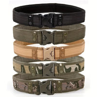Tactical Camouflage Belt – Heavy Duty Nylon for Outdoor Mountaineering