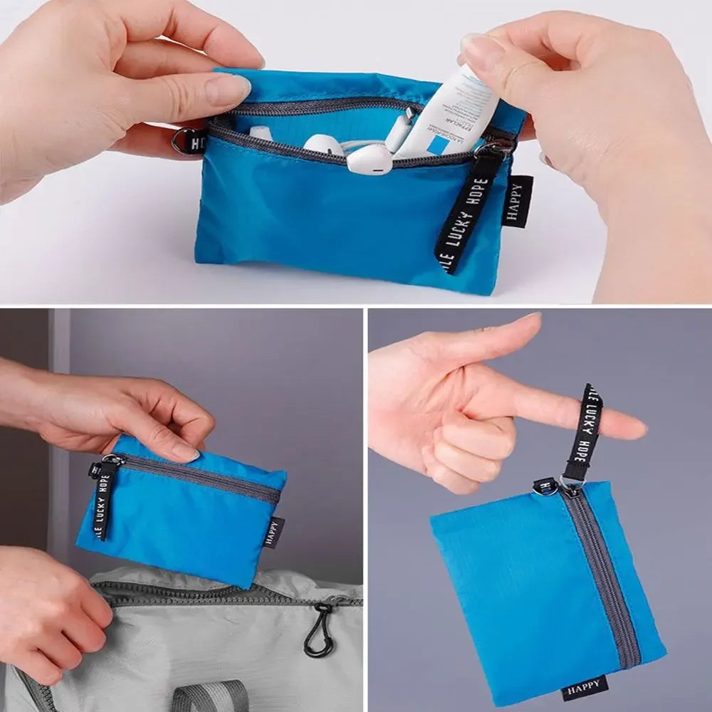 Waterproof Zipper Storage Pouch – Portable Organizer for Travel and Outdoor Hiking
