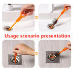 Drain Snake Hair Clog Remover – Flexible Sewer Tool for Bathroom Sink Blockages