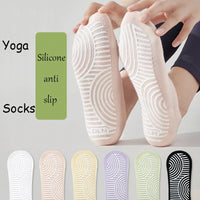 Anti-slip Cotton Yoga Socks – Breathable Pilates Ballet Grips for Women Gym