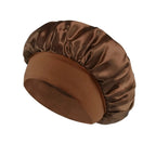 Satin Sleep Bonnet – Elastic Silk Hair Cap for Overnight Hair Protection