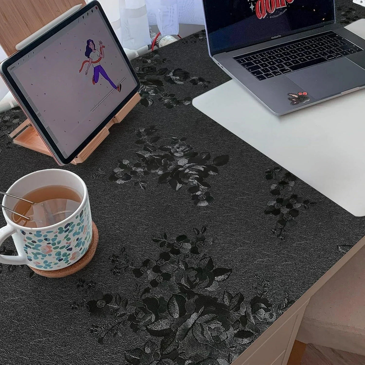 3D Floral Peel and Stick Wallpaper – Embossed Self-Adhesive Film for Decor