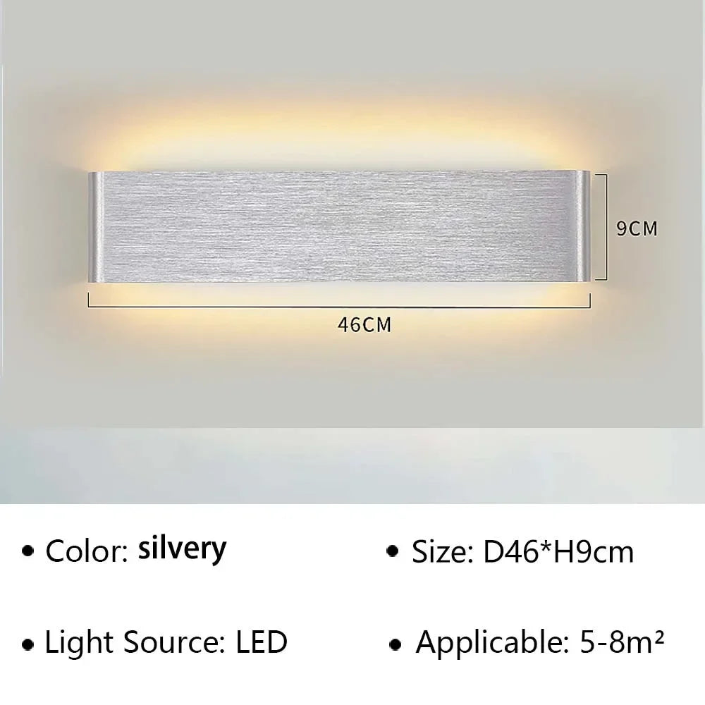 Modern LED Wall Sconce – Minimalist Indoor Lighting for Bedroom and Living Room