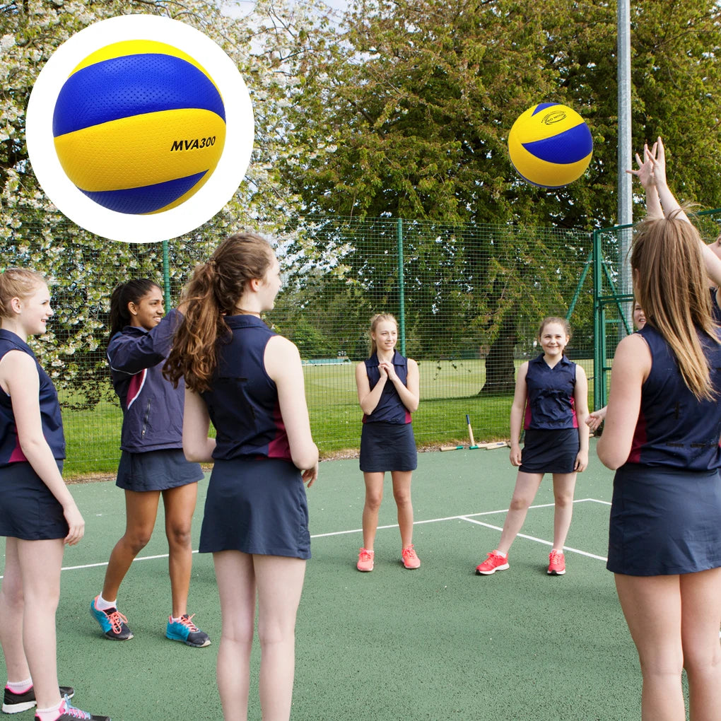 Size 5 PU Leather Volleyball – Soft Touch Ball for Indoor Outdoor Training