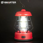 Retro LED Tent Lantern – Portable Hanging Lamp for Outdoor Camping