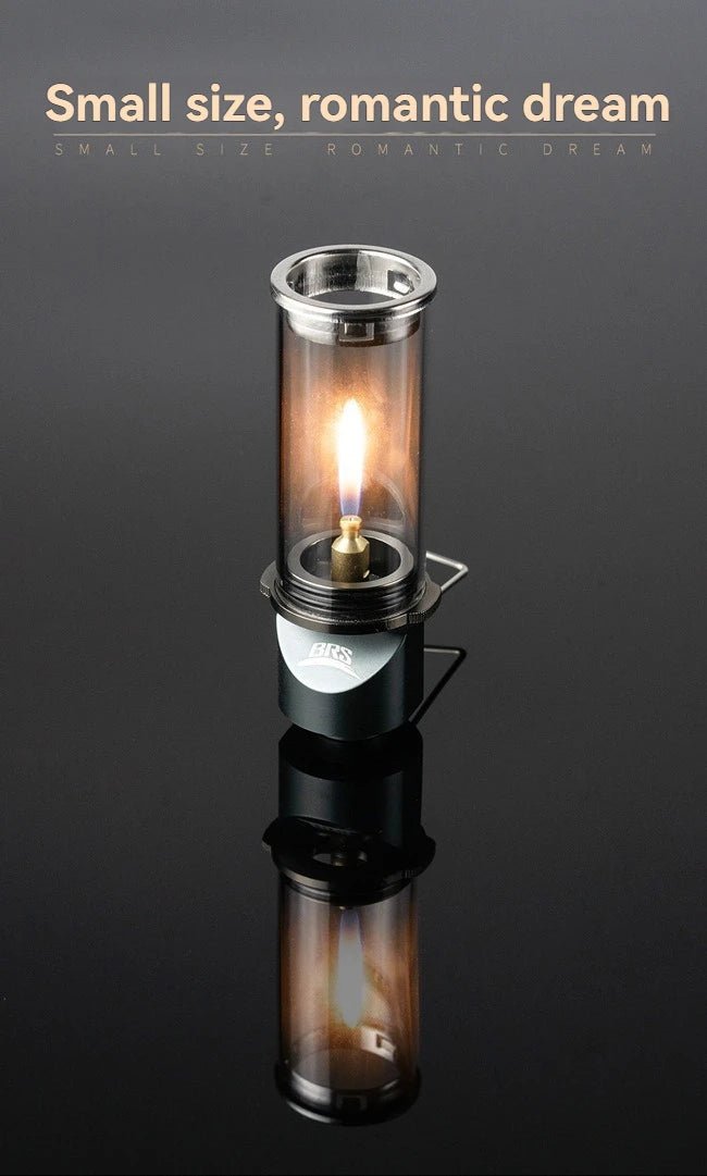 Windproof Gas Camping Lantern – Dreamlike Candlelight for Outdoor Lighting